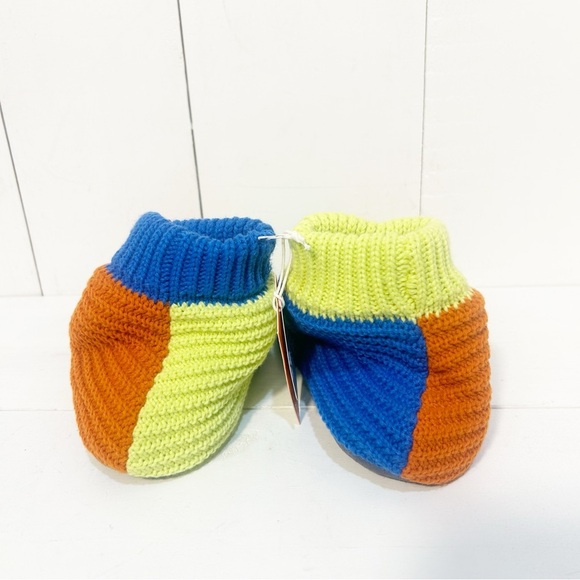 Verloop Mismatched Slipper Bootie Lime/Cobalt size S/M New with Tags! - Picture 5 of 14